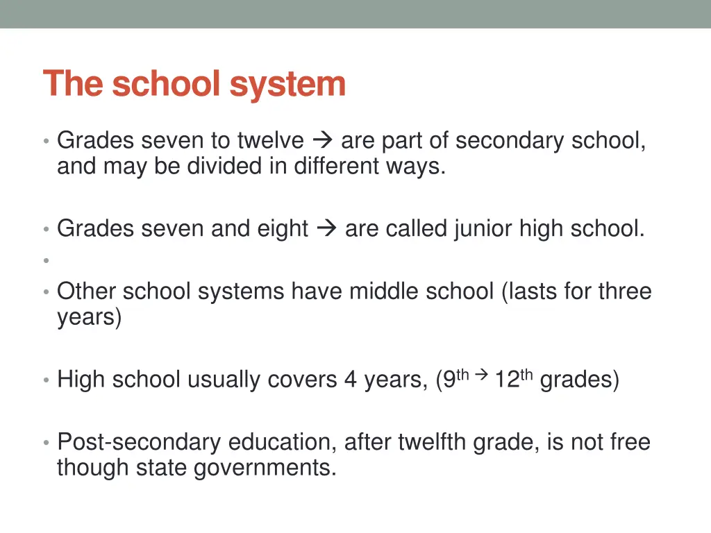 the school system 1