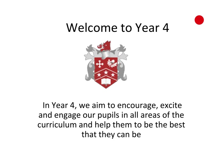 welcome to year 4