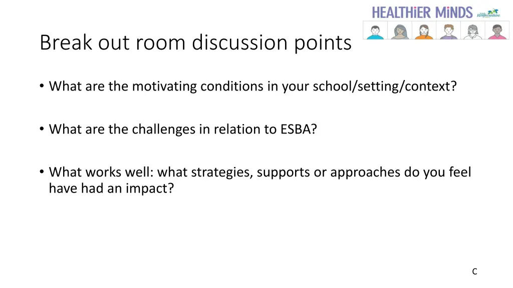 break out room discussion points