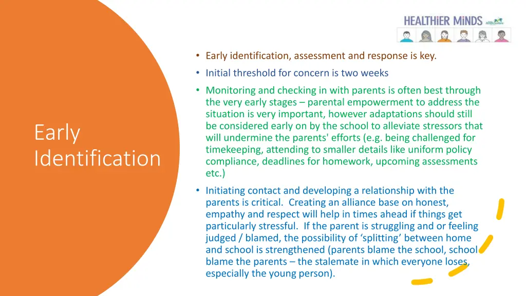 early identification assessment and response