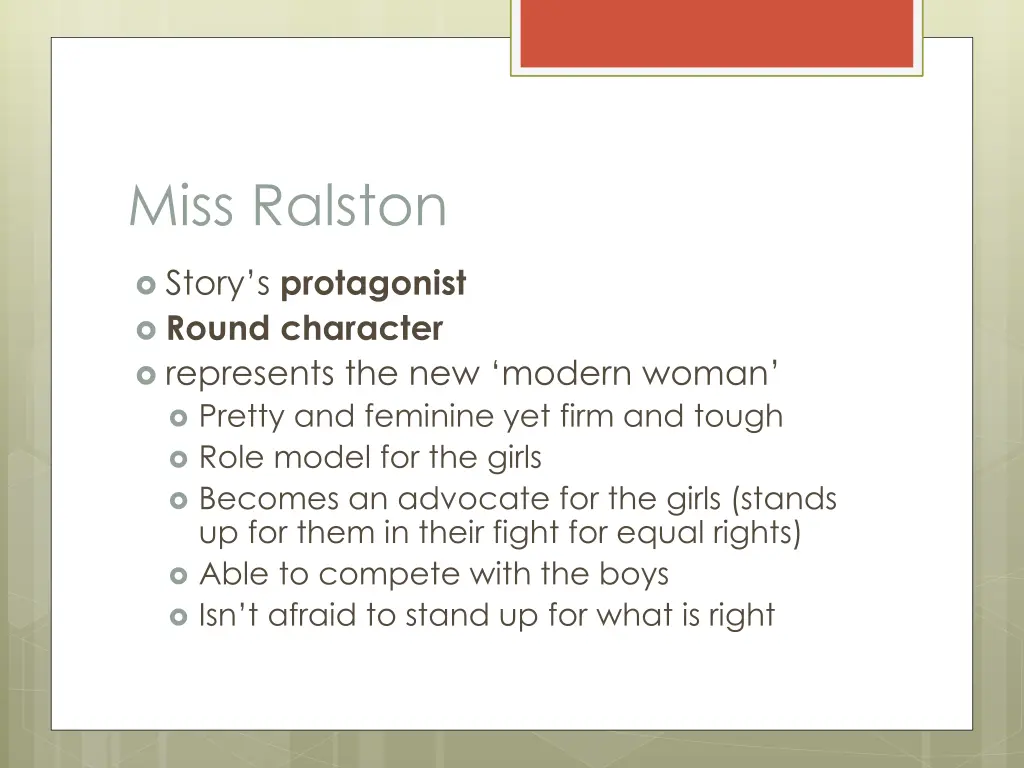 miss ralston