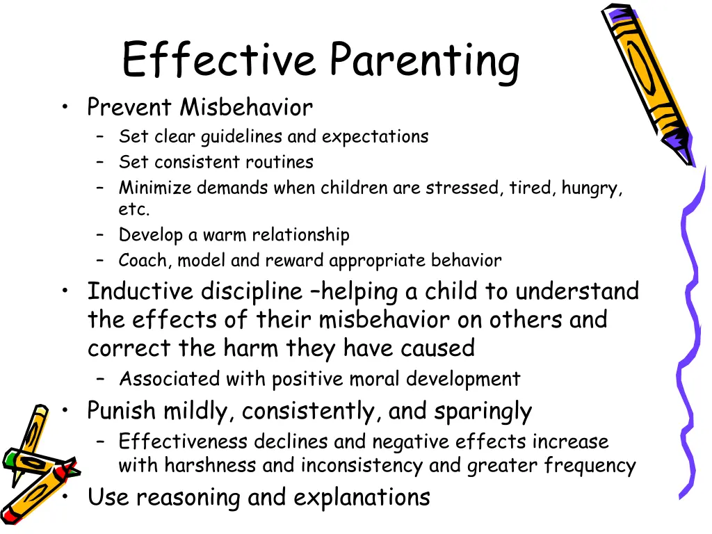 effective parenting prevent misbehavior set clear