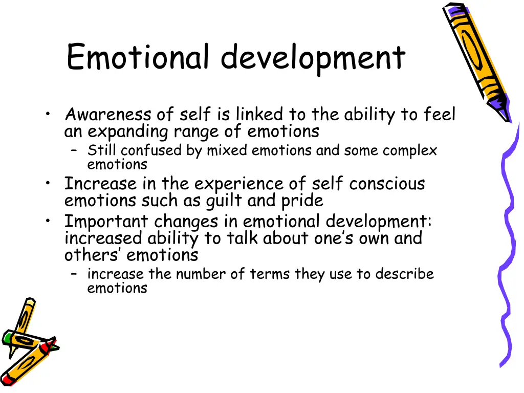 emotional development