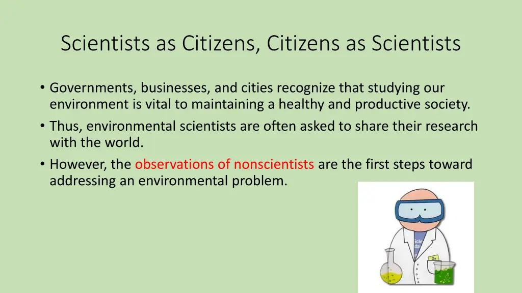 scientists as citizens citizens as scientists