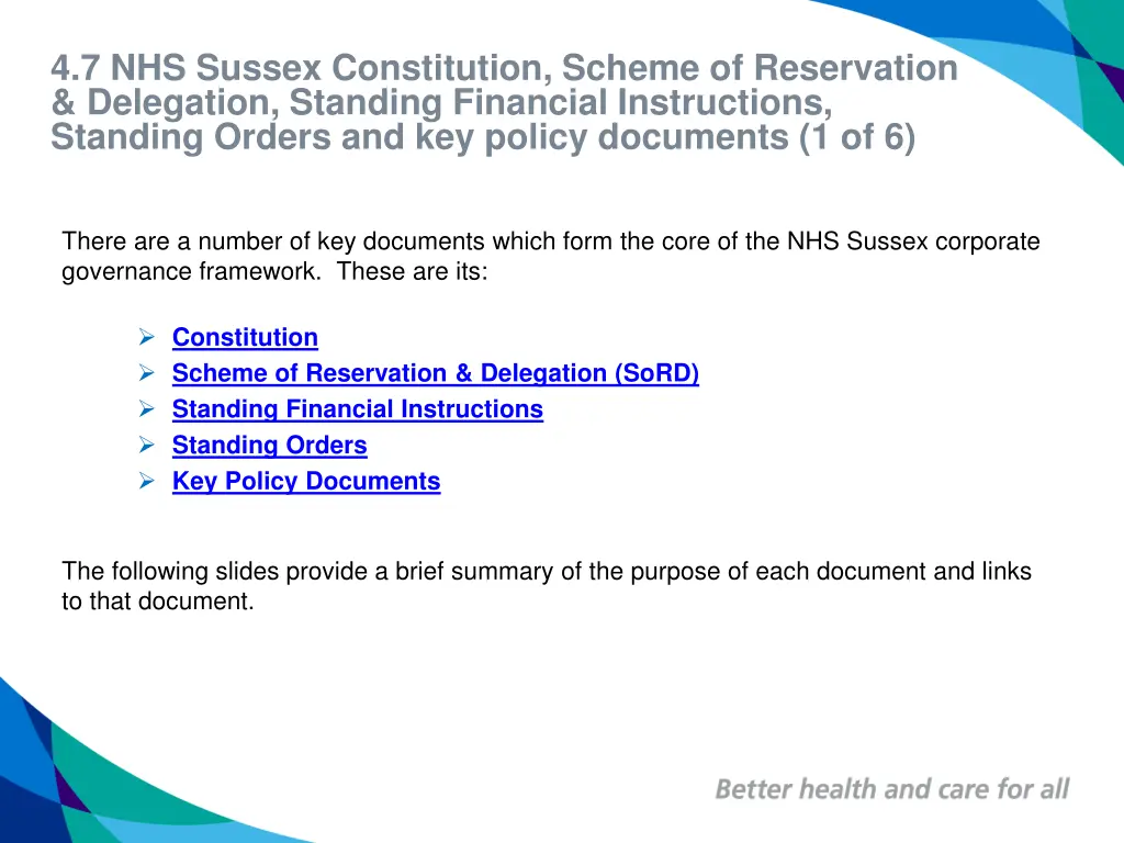 4 7 nhs sussex constitution scheme of reservation