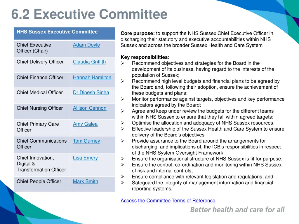 6 2 executive committee