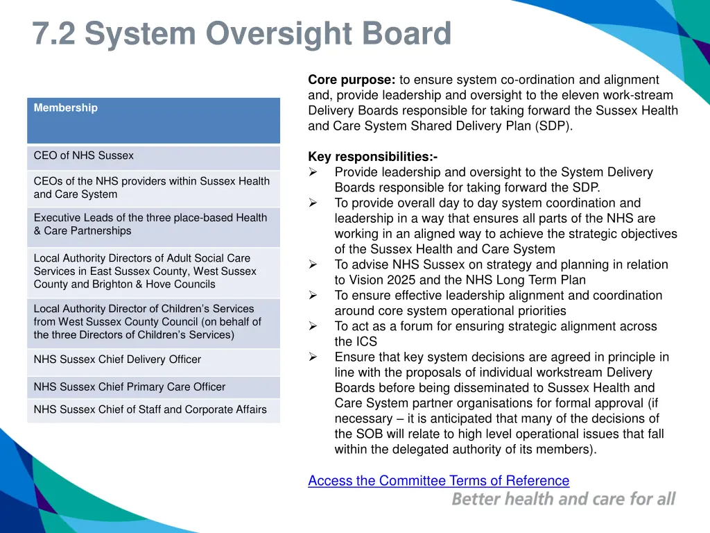 7 2 system oversight board