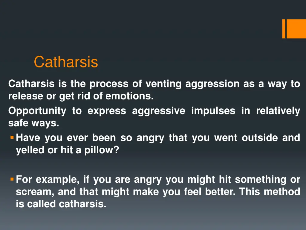 catharsis