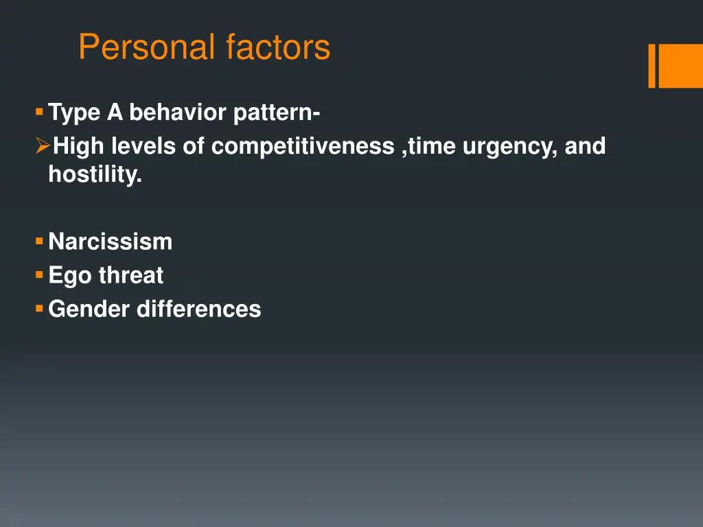 personal factors