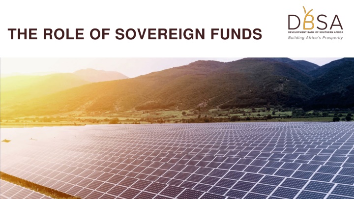 the role of sovereign funds