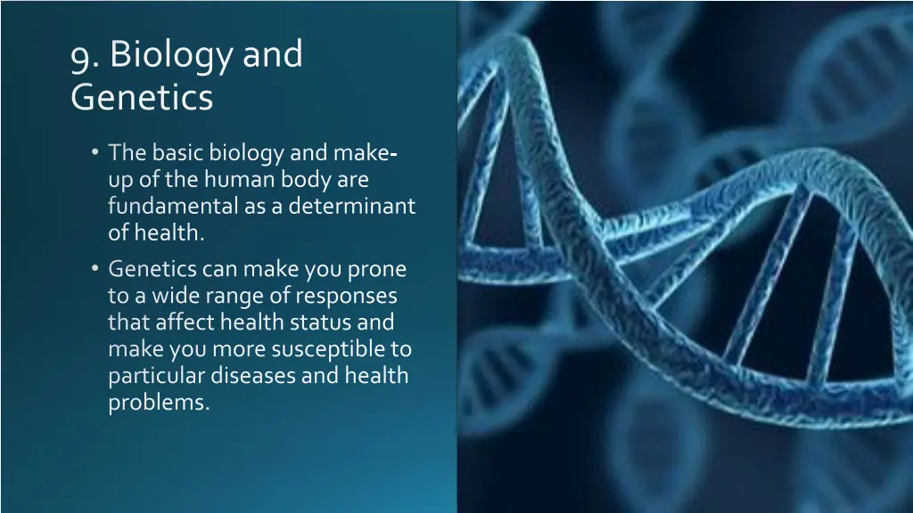 9 biology and genetics