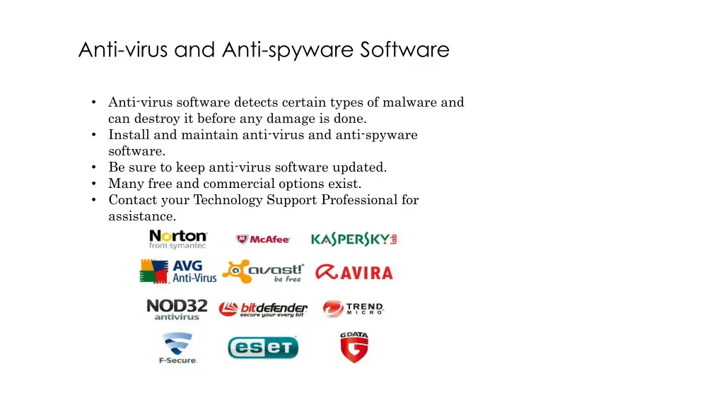 anti virus and anti spyware software