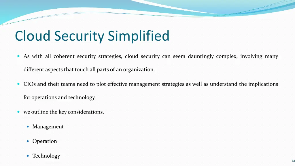 cloud security simplified