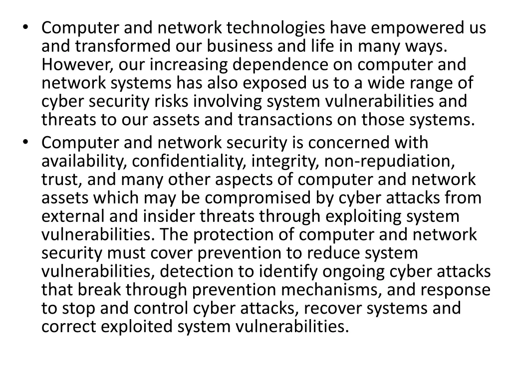 computer and network technologies have empowered