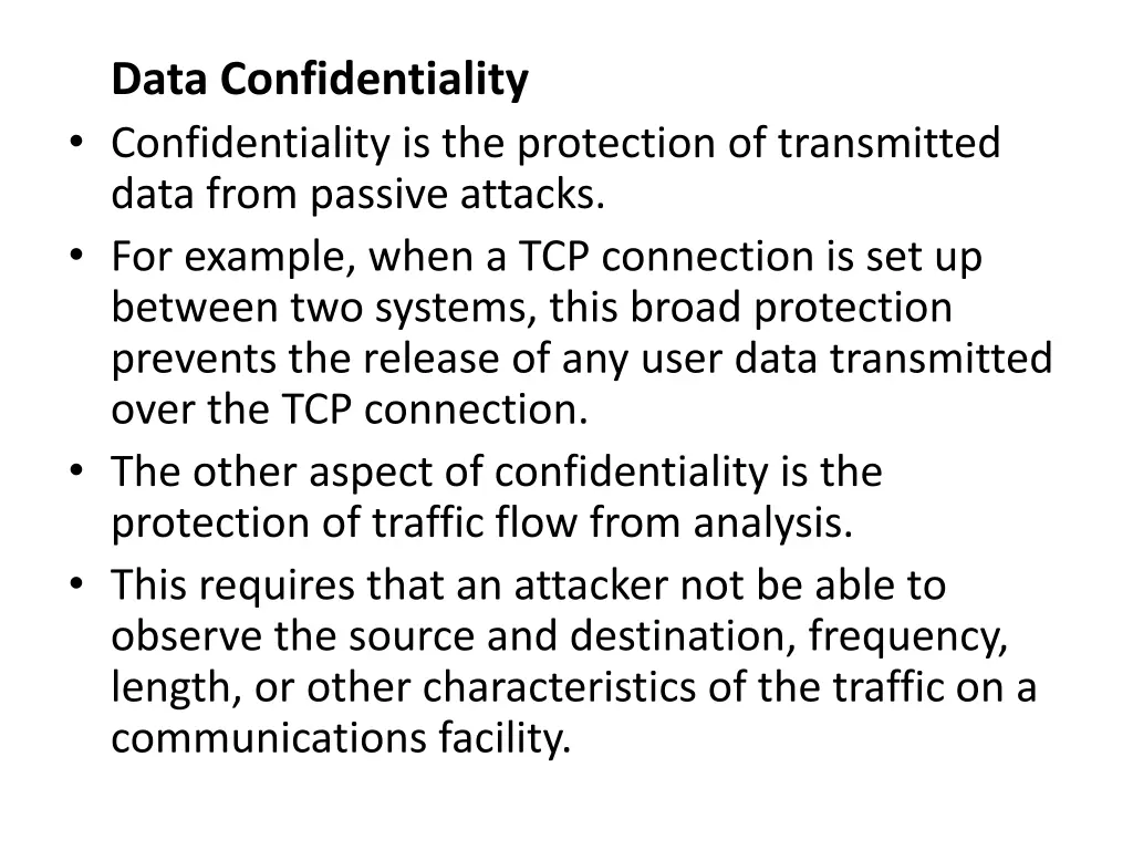 data confidentiality confidentiality