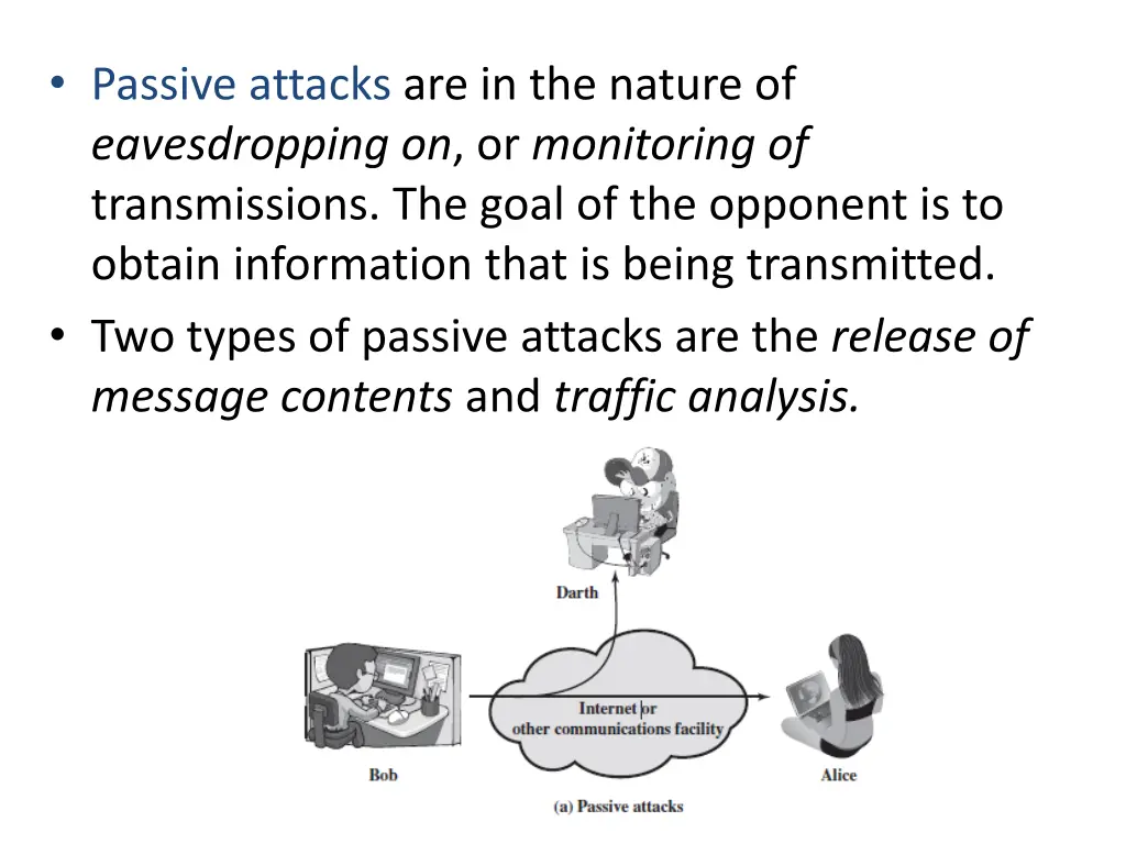 passive attacks are in the nature