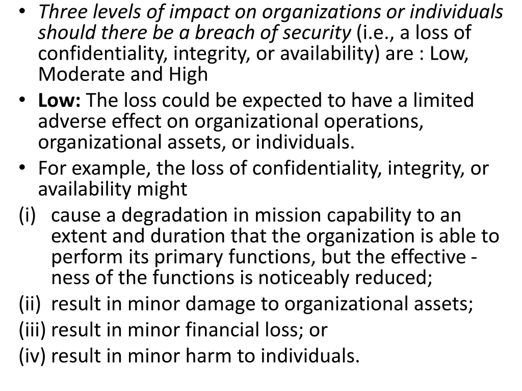 three levels of impact on organizations