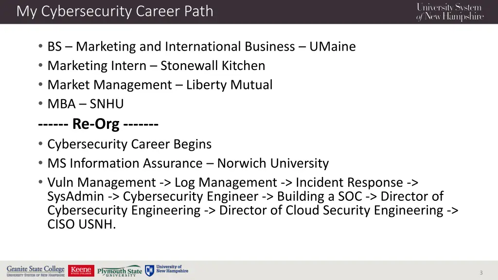 my cybersecurity career path