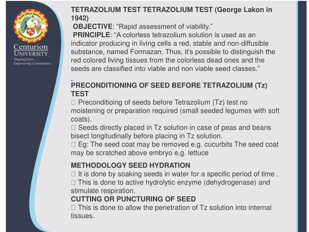 tetrazolium test tetrazolium test george lakon