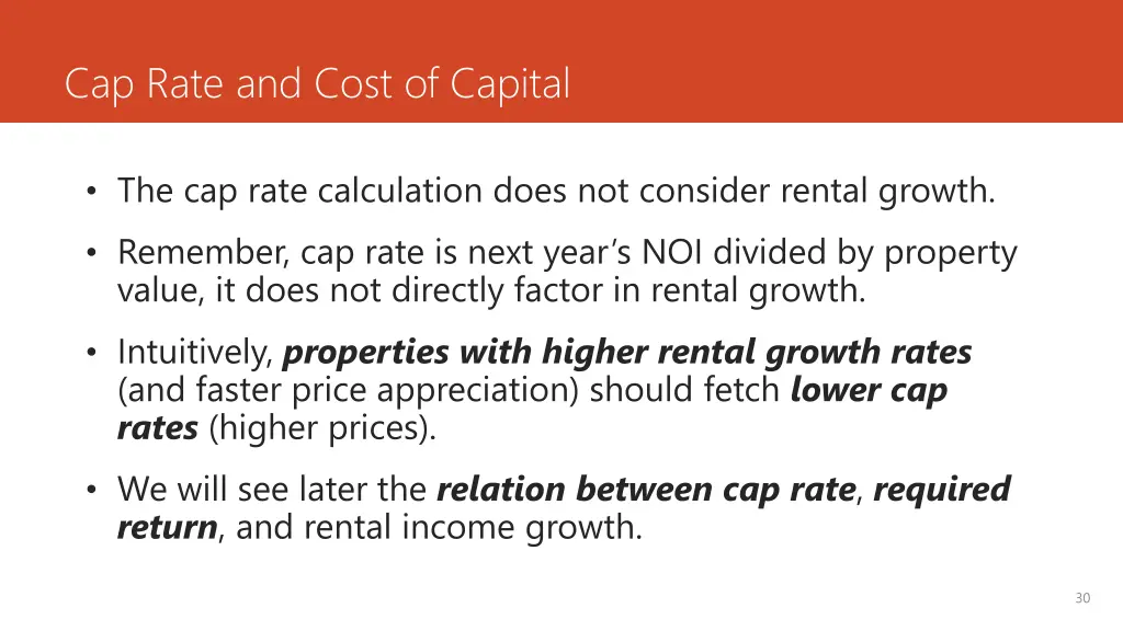 cap rate and cost of capital 2