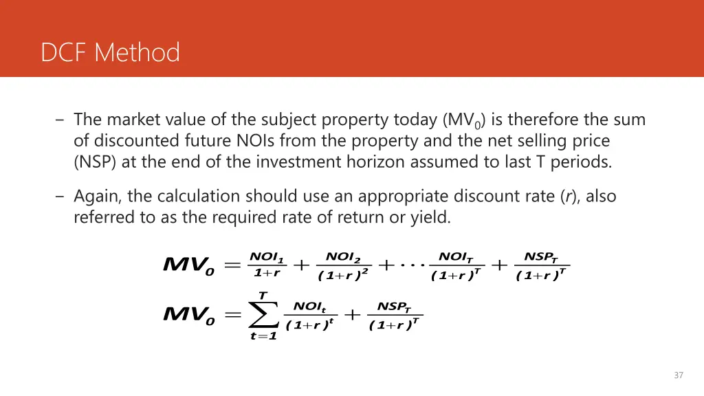 dcf method 1