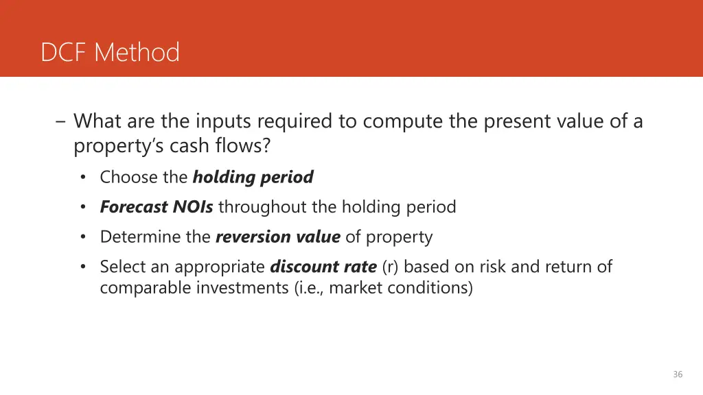 dcf method