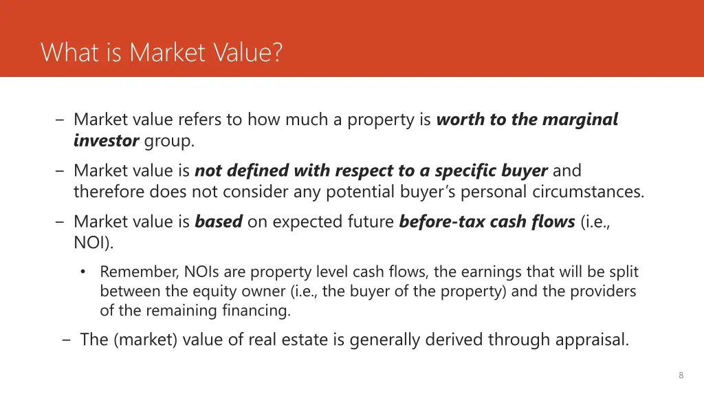 what is market value 3