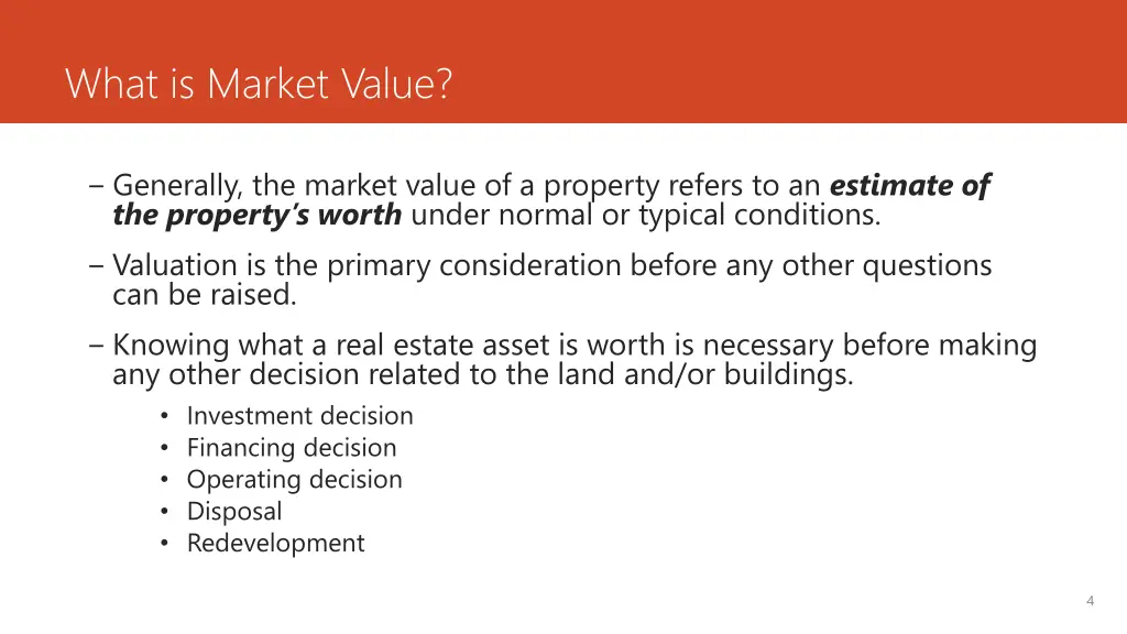 what is market value