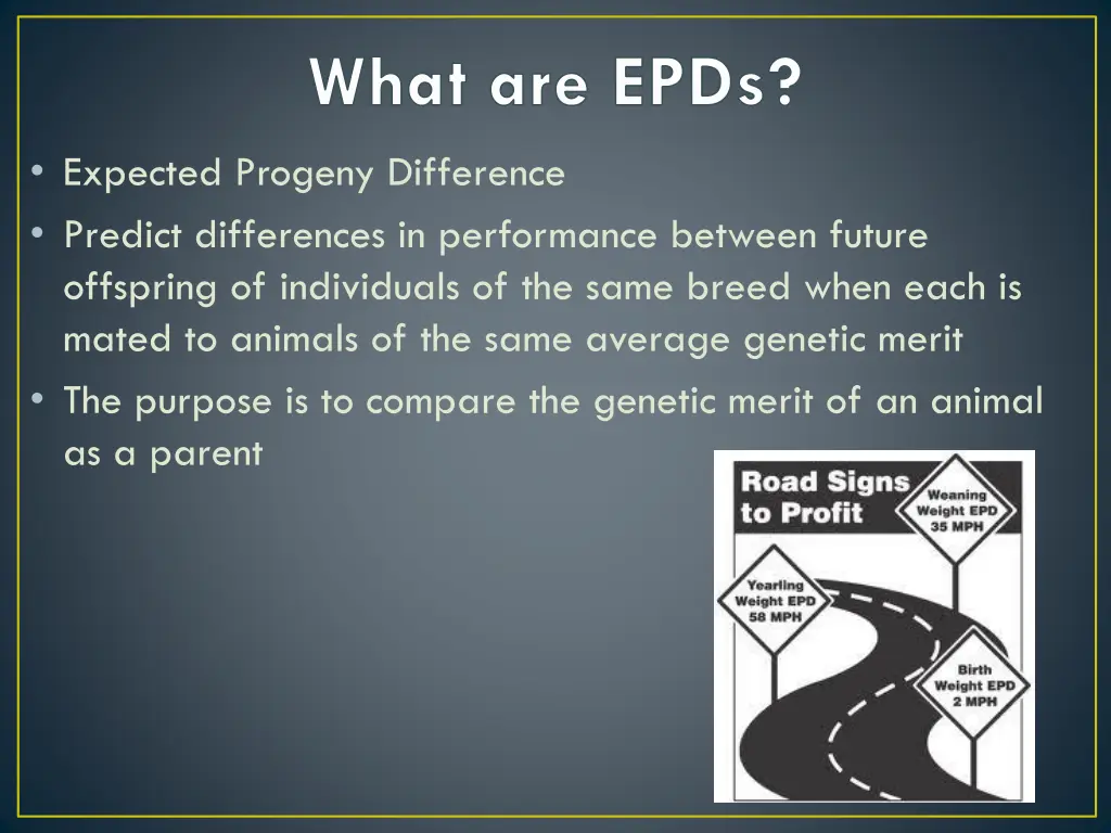 what are epds