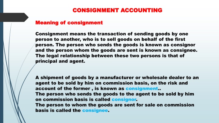 consignment accounting consignment accounting