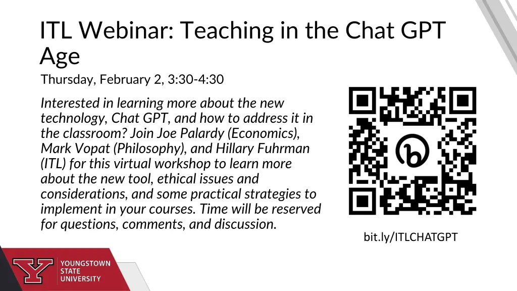 itl webinar teaching in the chat gpt age thursday