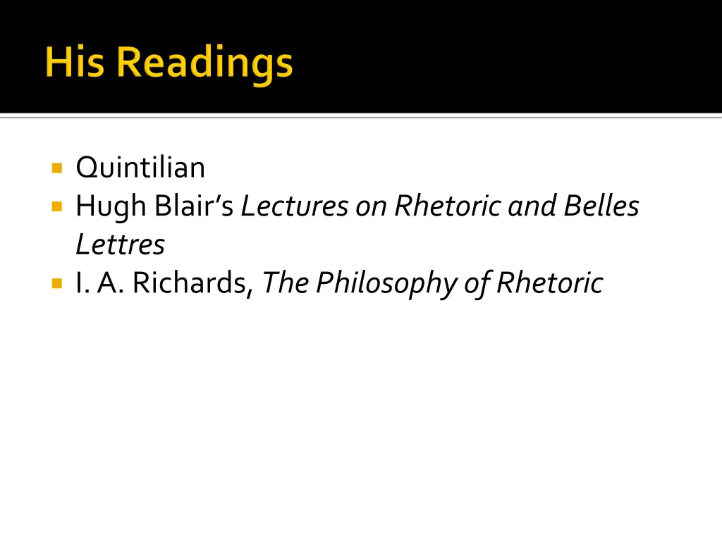 quintilian hugh blair s lectures on rhetoric