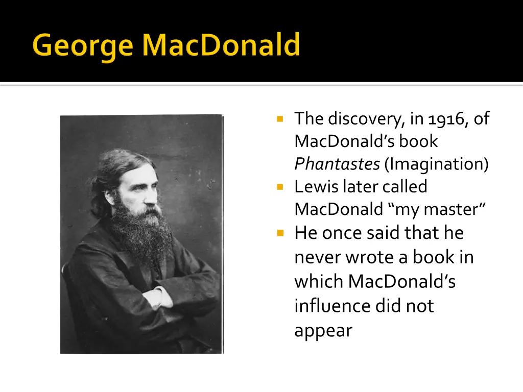 the discovery in 1916 of macdonald s book