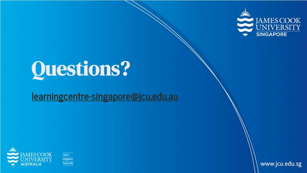 questions questions learningcentre singapore@jcu