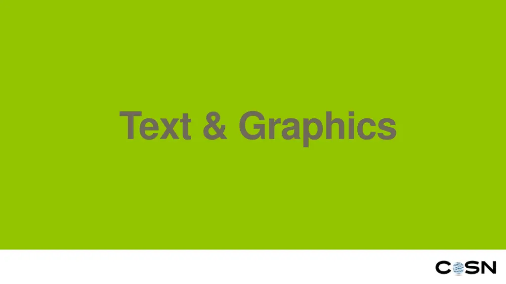 text graphics