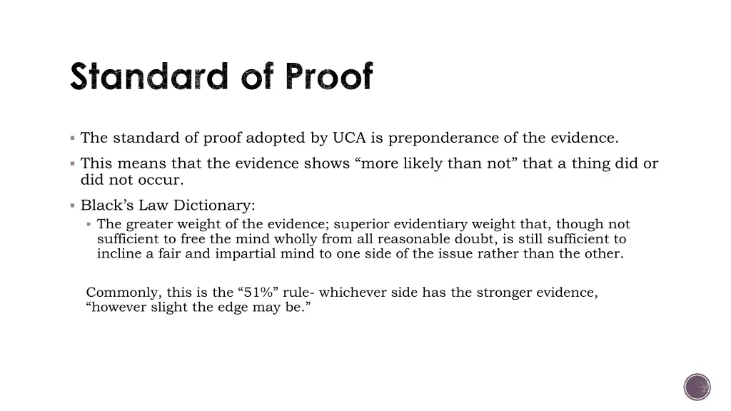 standard of proof