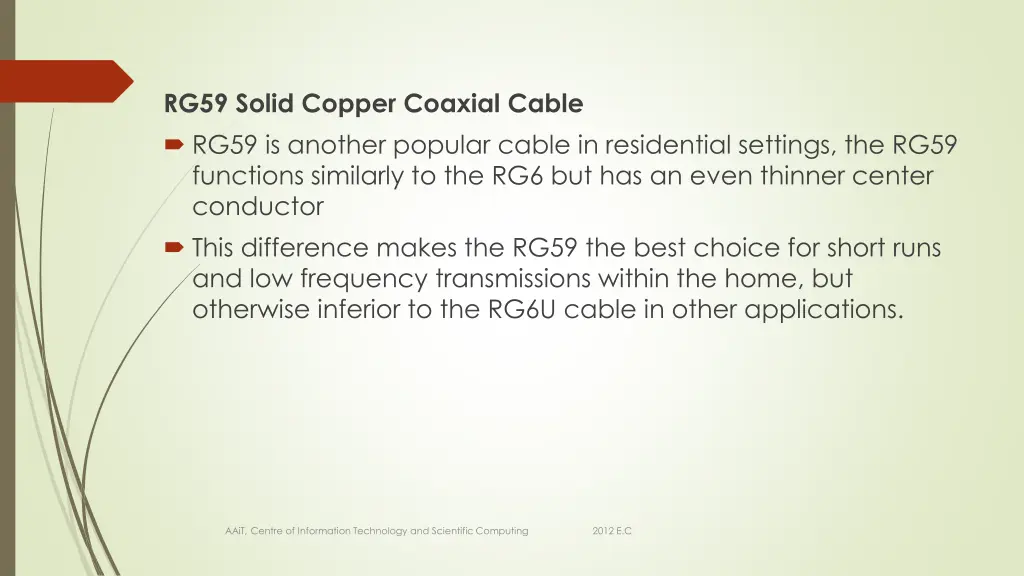 rg59 solid copper coaxial cable rg59 is another