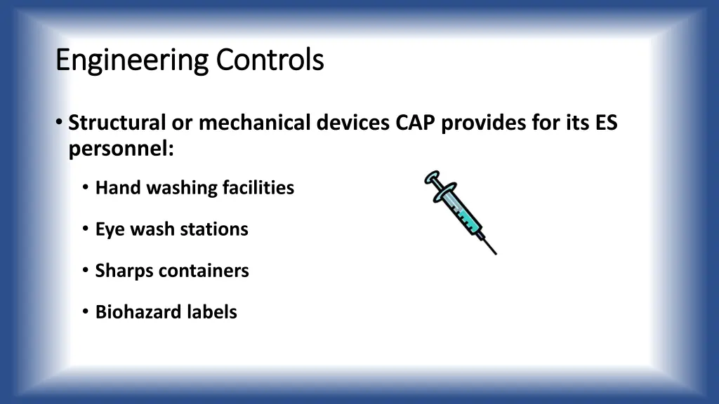 engineering controls engineering controls