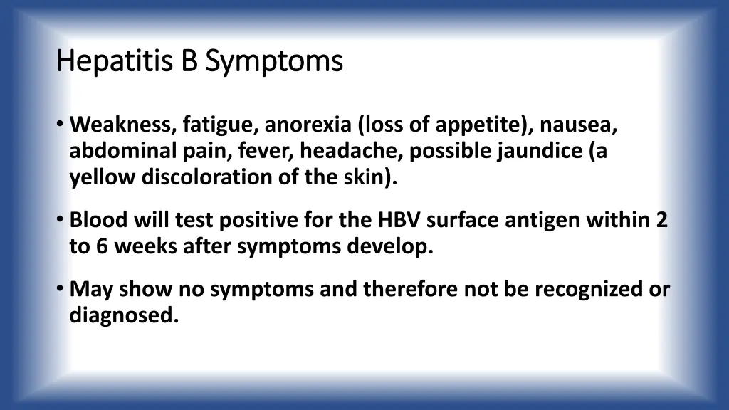 hepatitis b symptoms hepatitis b symptoms