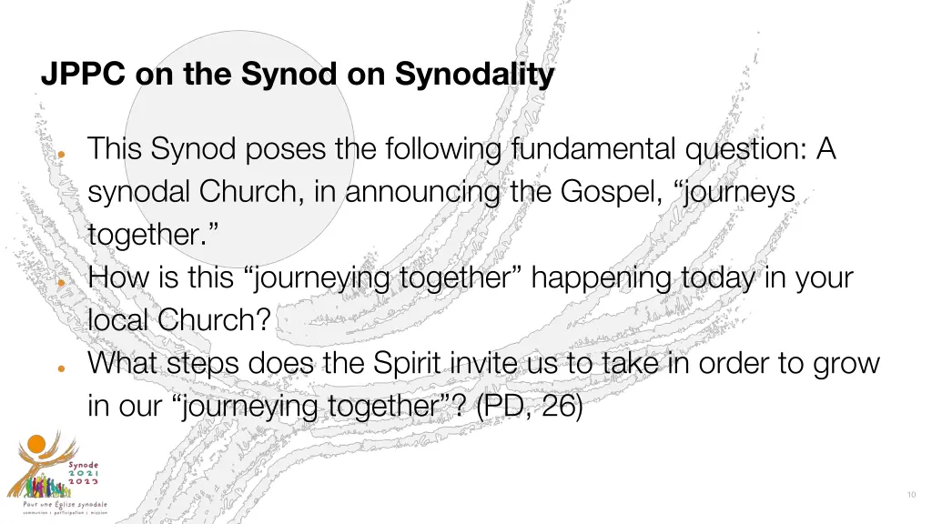 jppc on the synod on synodality