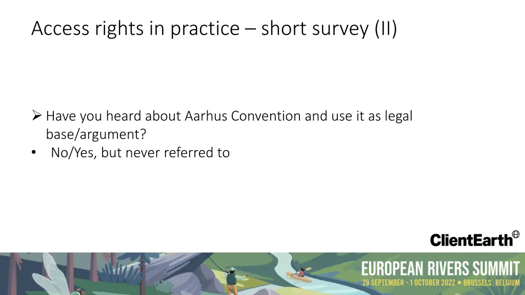 access rights in practice short survey ii