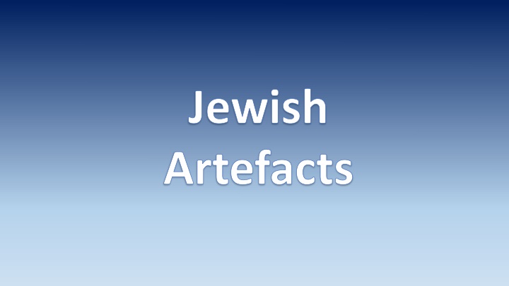 jewish artefacts