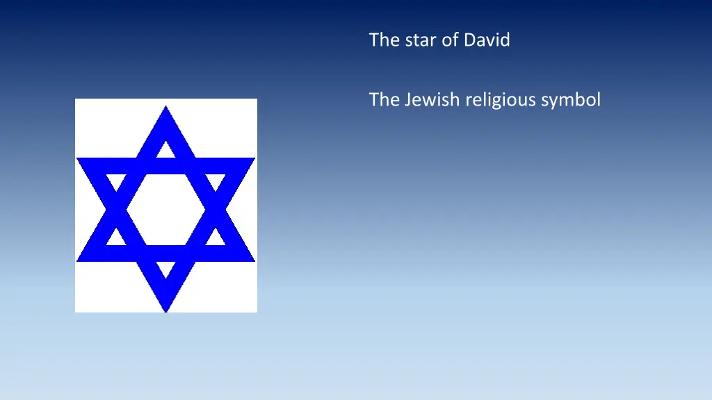 the star of david