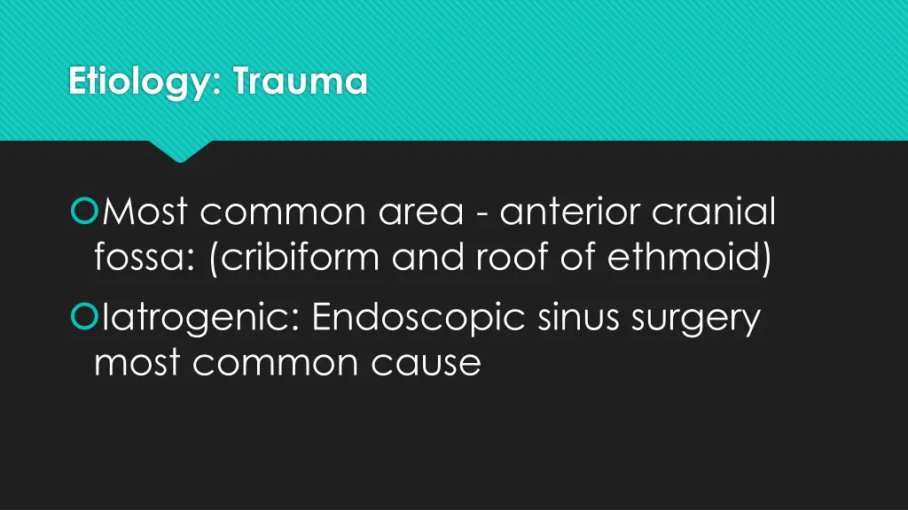 etiology trauma