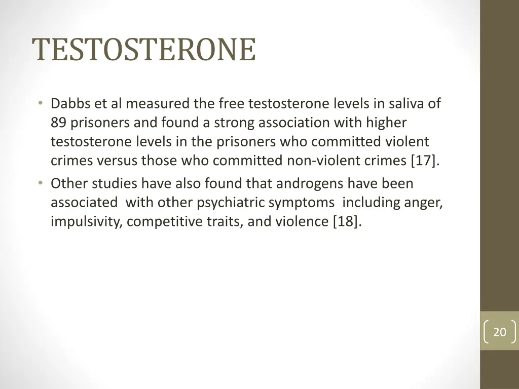 testosterone