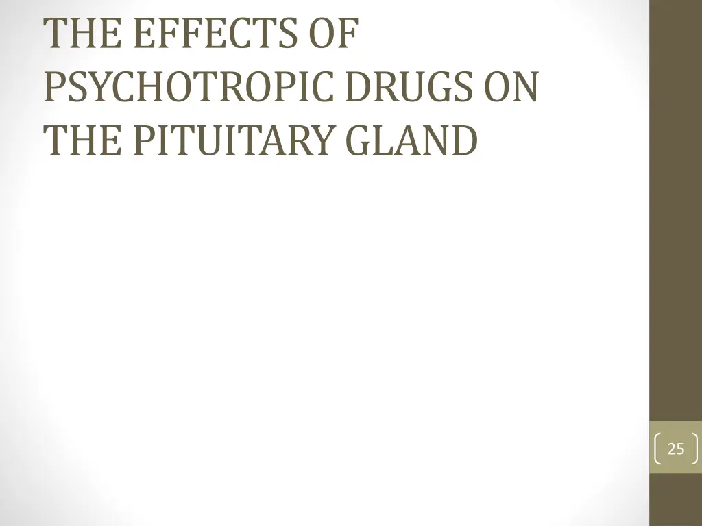 the effects of psychotropic drugs