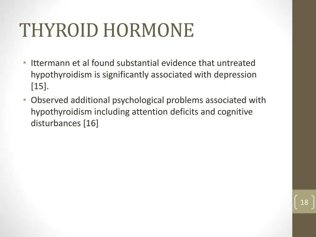 thyroid hormone 1