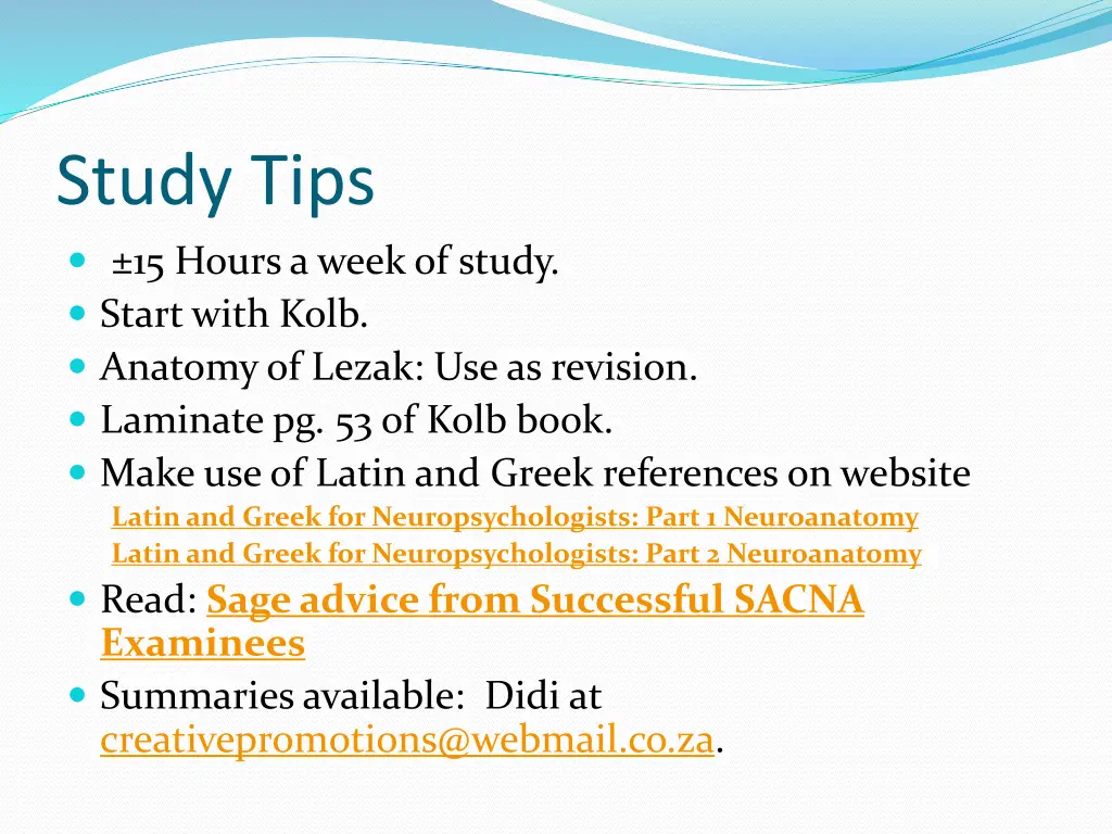 study tips 15 hours a week of study start with