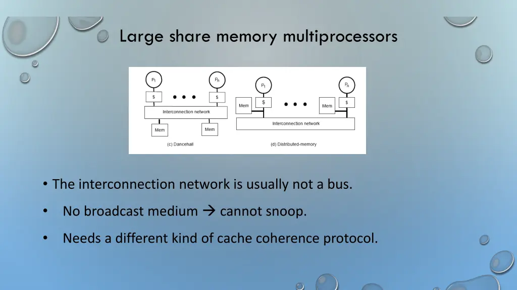 large share memory multiprocessors