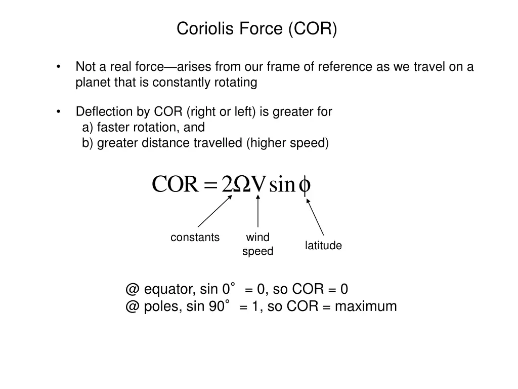 coriolis force cor 2